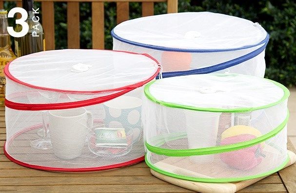 Food Covers Pop Up Set of 3