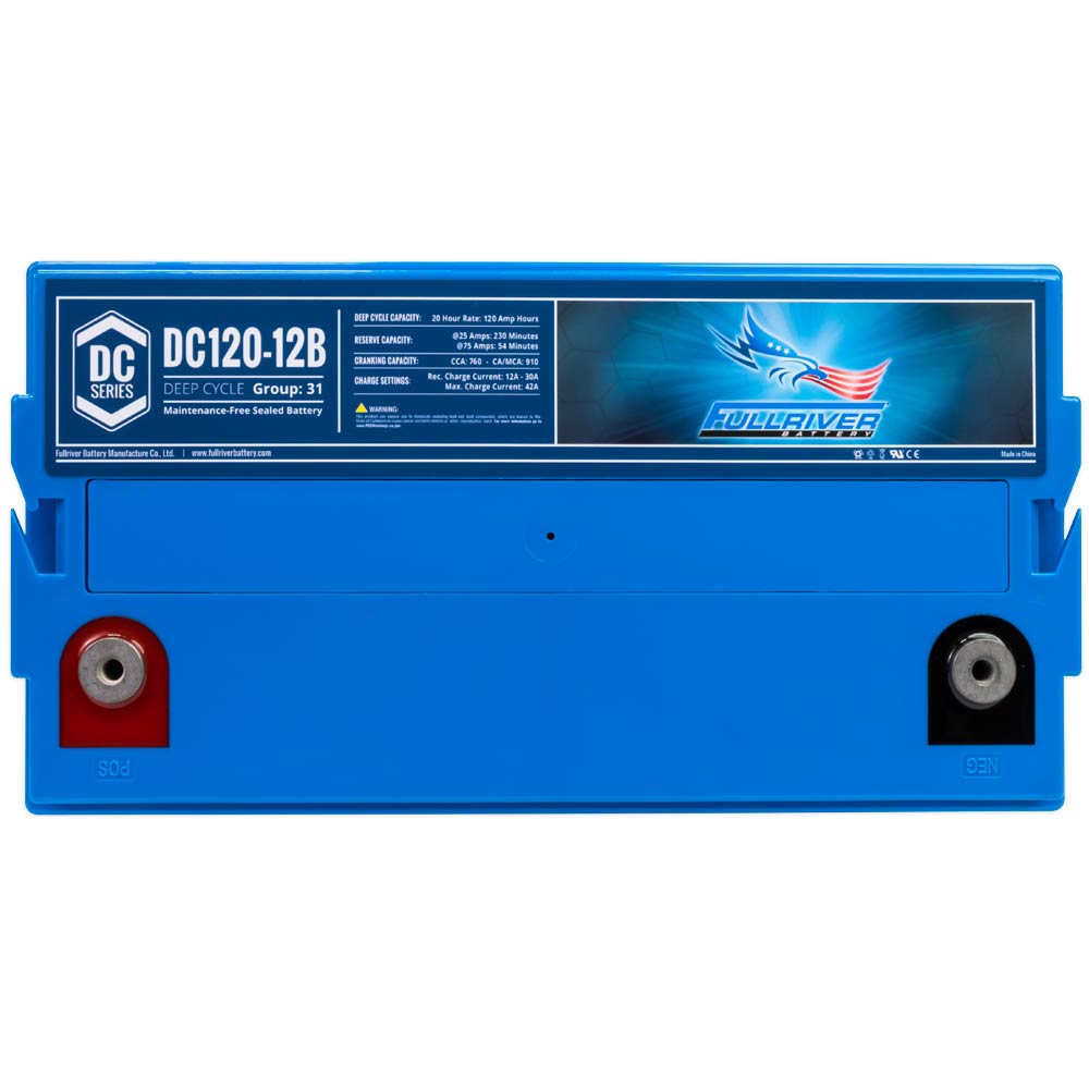 FULL RIVER 12V 120AH AGM DEEP CYCLE BATTERY - DC120-12B