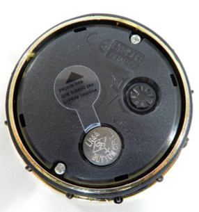 Wall Clock Gold or Silver 6cm Quartz