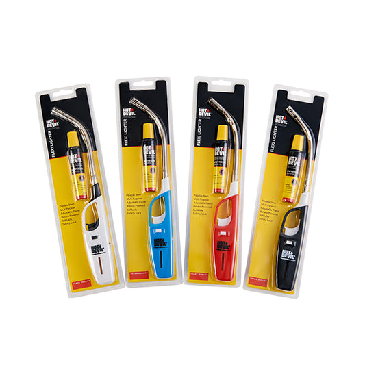 Flexible Lighter, Black, White & Red