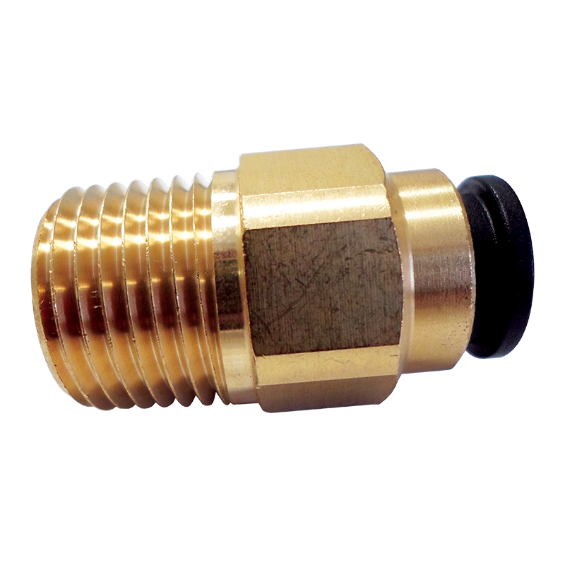 John Guest Brass Straight Adaptor (12mm x 1/2" NPT) For Suburban HWS Only