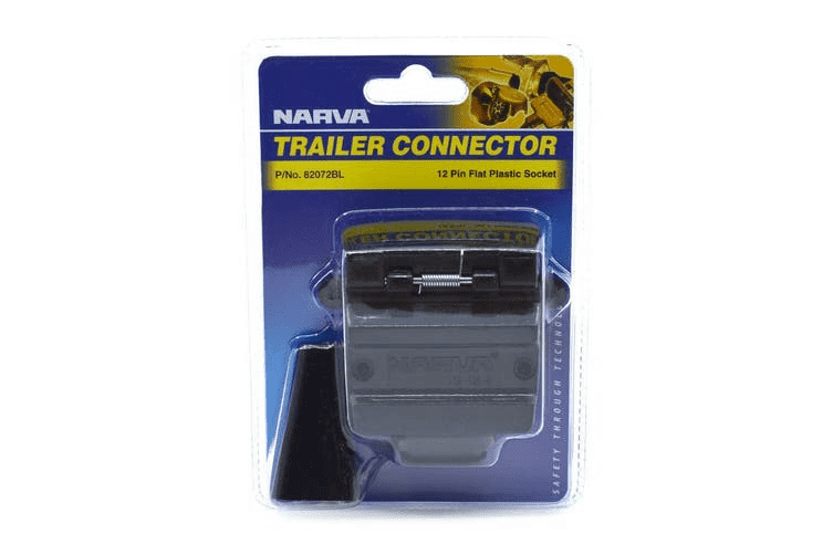 Narva 12 Pin Flat Plastic Trailer Socket