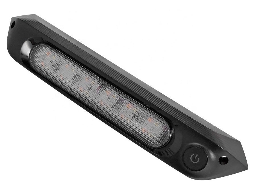 290mm Dual Colour Orange & White Caravan Awning Light with Touch Switch