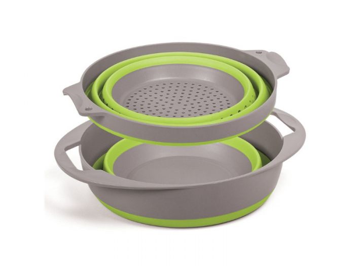 POP-UP COLANDER AND BOWL - GREEN