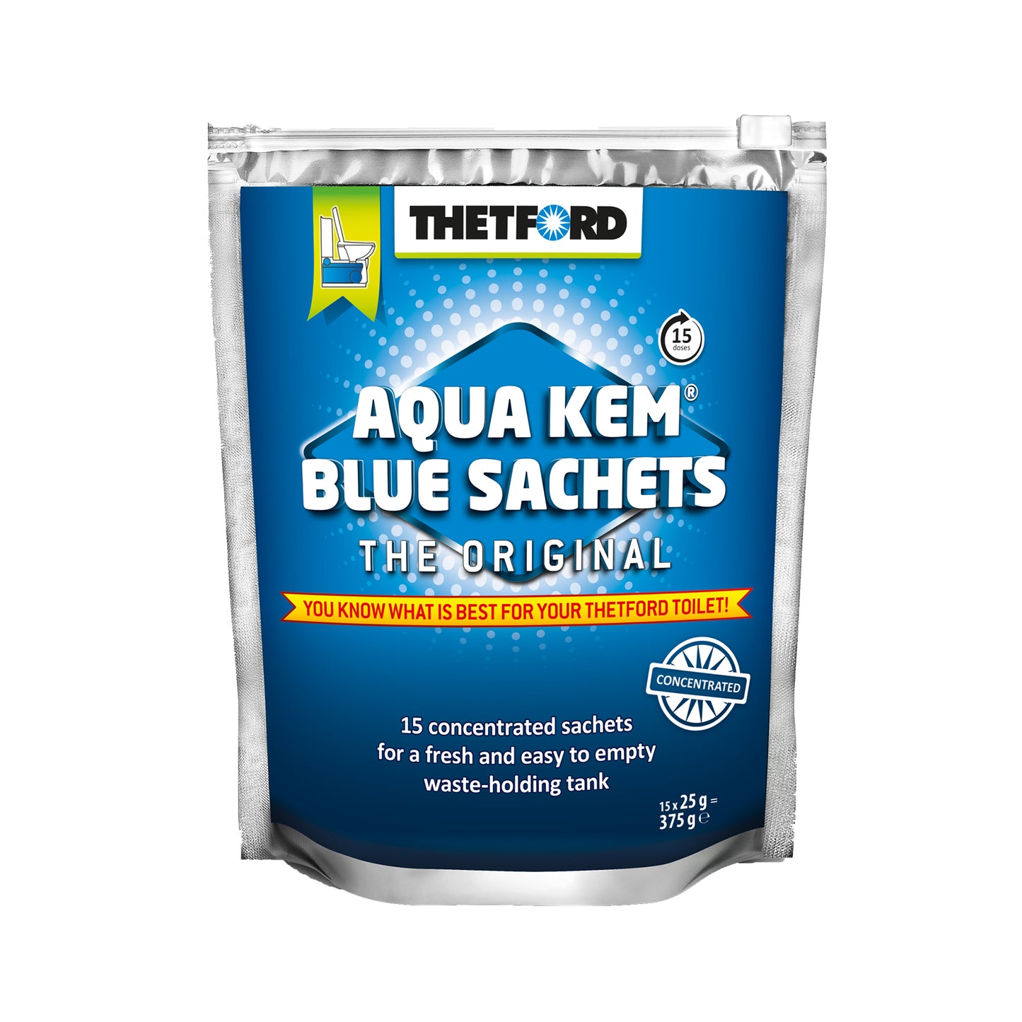THETFORD AQUA KEM BLUE SACHETS – 15PK