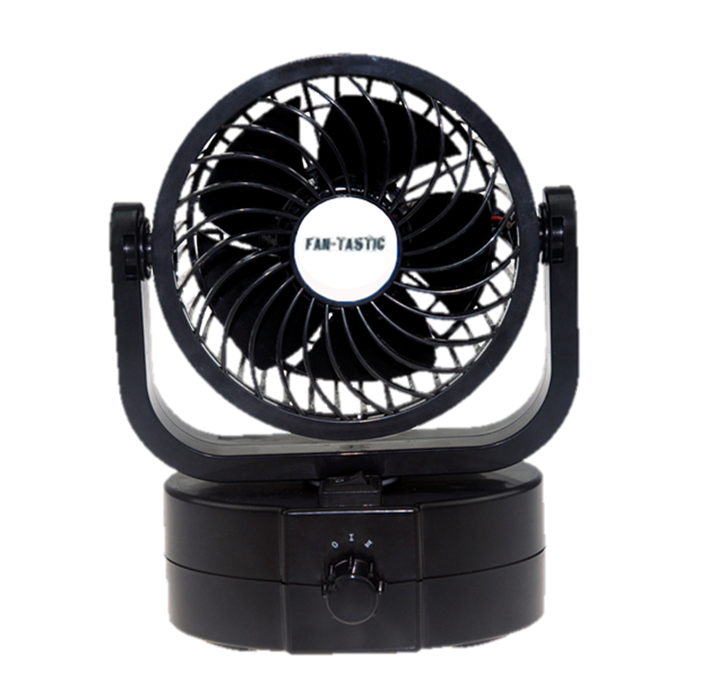 Single Oscillating 12V Fan