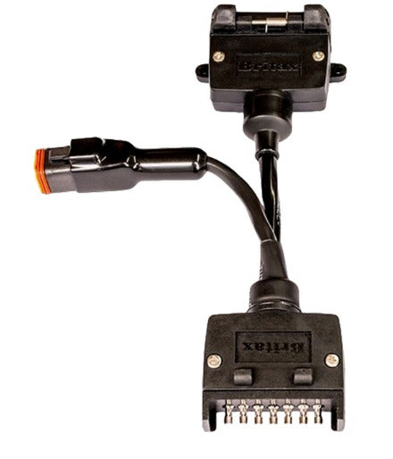 Elecbrakes adaptor A7LR-7 round 7pin to flat 7pin