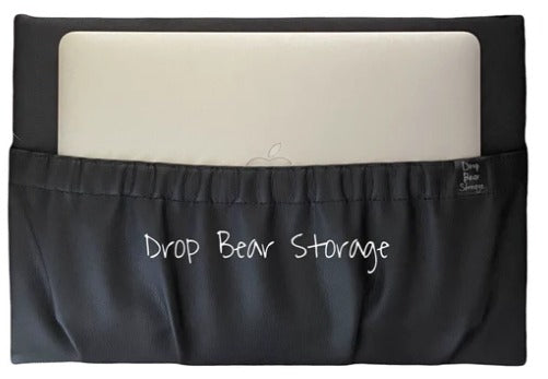 Drop Bear LUXE wide storage pocket in faux leather - Various Colours