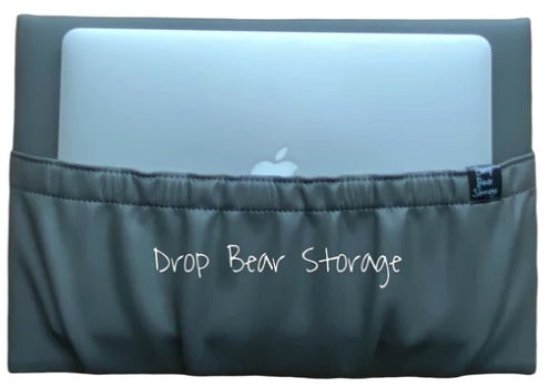 Drop Bear LUXE wide storage pocket in faux leather - Various Colours