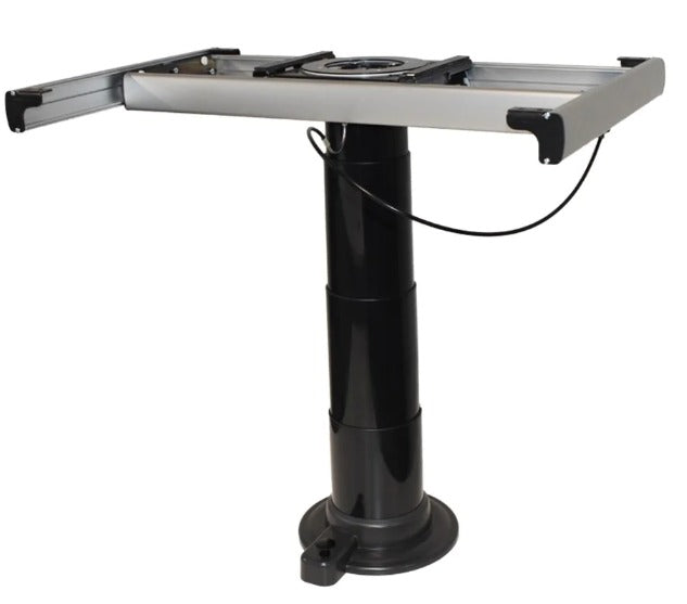 Nuova adjustable height table leg with Turntable & Slide