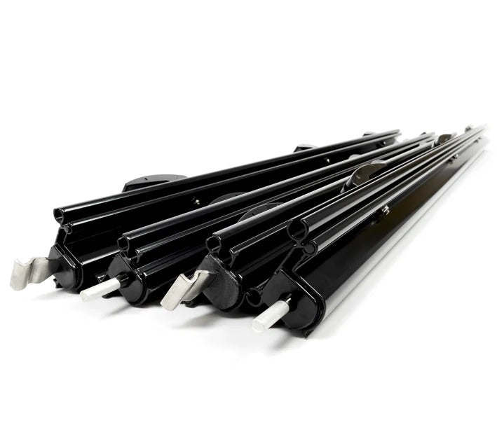 Aussie Traveller Aluminium Anti Flap Kit Black/White