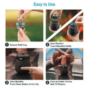 Thermacell E55 Riverbed Insect Repeller With 12 Hour Refill