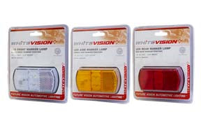 SM8 SERIES LED MARKER - CLEAR, RED, AMBER