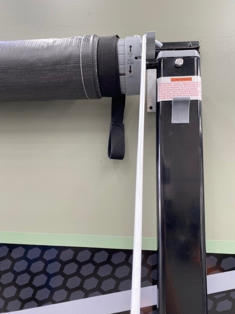 Awning pull strap rod