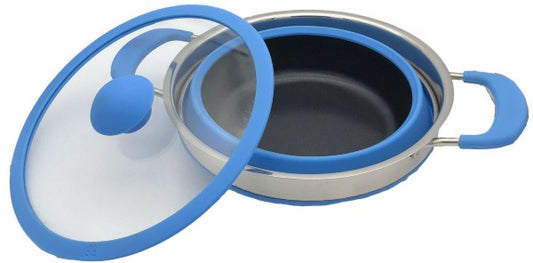 Non Stick 2.5L Collapsible Silicone Pot Medium