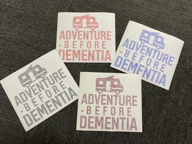 Adventure Before Dementia decal/sticker