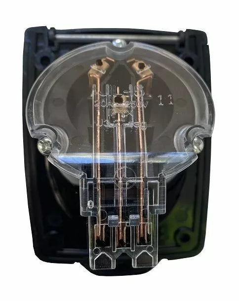 CMS 15AMP Plug Power Inlet Black