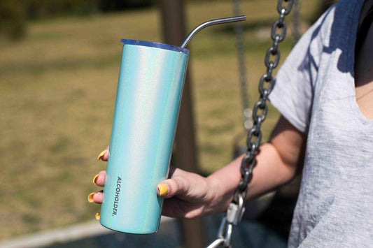 ALCOHDR SKNY STAINLESS TUMBLER AQUA MIST