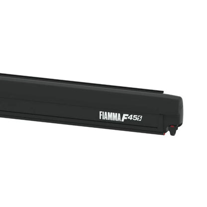 Fiamma F45 S 4M Awning - Deep Black Case, Royal Grey Awning