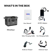 Load image into Gallery viewer, Minotaur Hand Held Lithium Solar Generator
