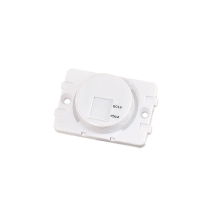 12V USB Twin Charging Station USB A/USB C White
