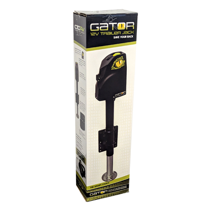 COAST RV GATOR 12V Trailer Jack with Clamp | 1800KG Cap | 355mm Lift