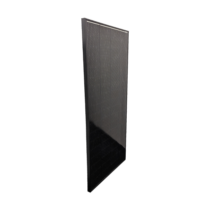 Sphere 200w Mono Crystalline Twin Cell BLACK Solar Panel - 670x1480x35mm