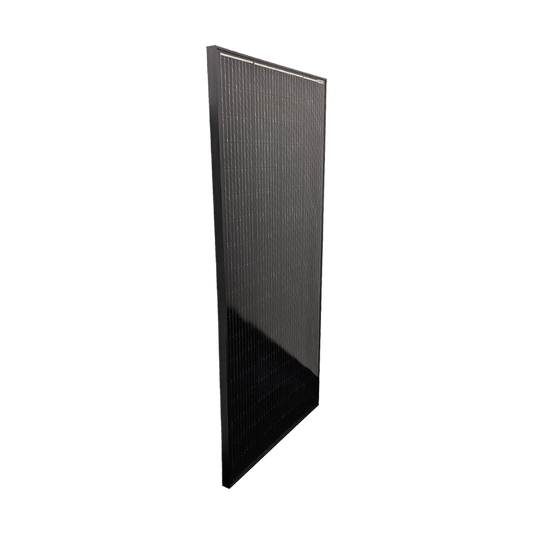 Sphere 200w Mono Crystalline Twin Cell BLACK Solar Panel - 670x1480x35mm