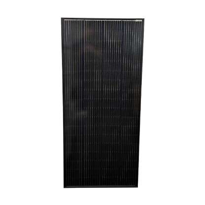 Sphere 200w Mono Crystalline Twin Cell BLACK Solar Panel - 670x1480x35mm
