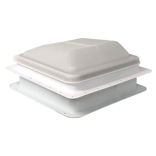 Coast RV 14x14 White Std Wind-Up Roof Vent