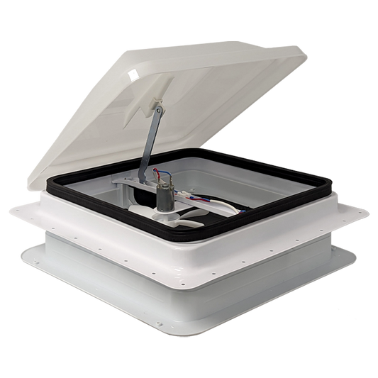 Coast RV 14x14 White Std Wind-Up Roof Vent