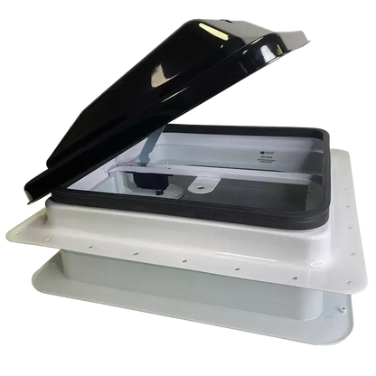 Coast RV 14x14 Black Std Wind-Up Roof Vent