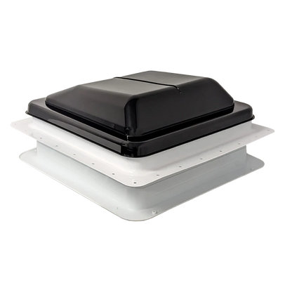 Coast RV 14x14 Black Std Wind-Up Roof Vent