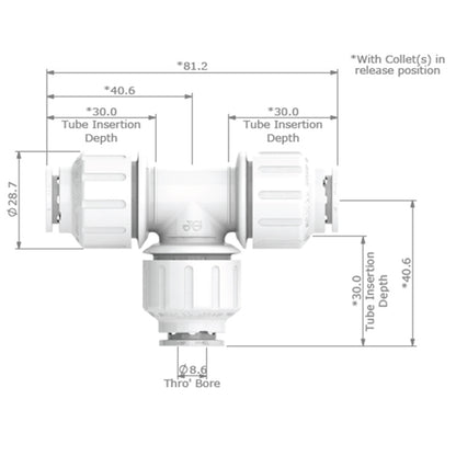 JG Watermark 12mm Equal Tee