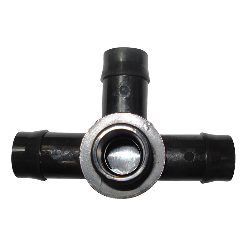 Threaded Side Outlet Tee 19mm Barbed x 1/2