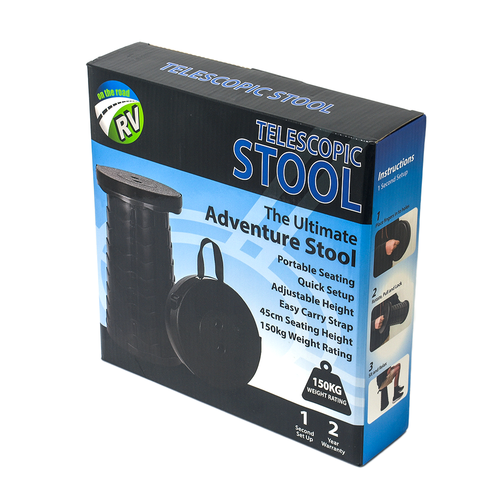 Telescopic Collapsible Portable Stool