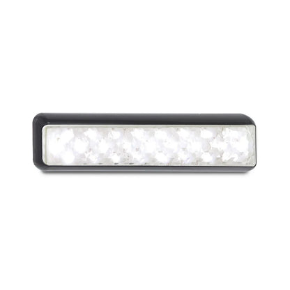 LED Autolamps 12/24V Reverse Light 200x50mm With 25 LEDs Black Bracket - 200BWM