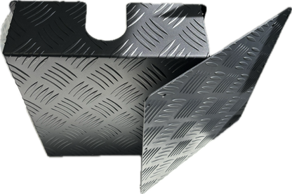 Aufocus Aluminum Black Checker Plate Diesel Tank Cover 5L