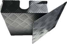 Load image into Gallery viewer, Aufocus Aluminum Black Checker Plate Diesel Tank Cover 5L
