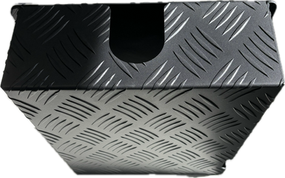 Aufocus Aluminum Black Checker Plate Diesel Tank Cover 5L