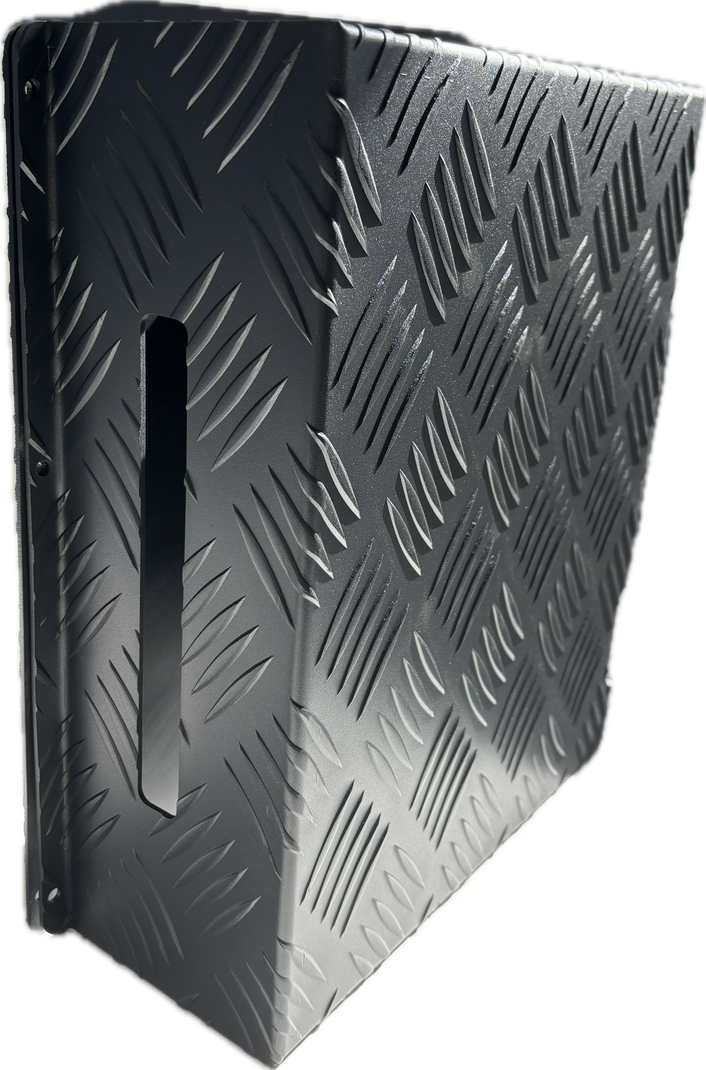 Aufocus Aluminum Black Checker Plate Diesel Tank Cover 5L