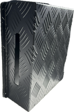 Load image into Gallery viewer, Aufocus Aluminum Black Checker Plate Diesel Tank Cover 5L
