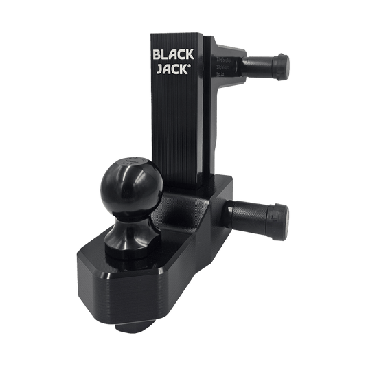 Black Centuria® Anodized Lightweight Adjustable Hitches