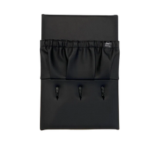 Load image into Gallery viewer, LUXE Triple hook storage pocket in faux leather
