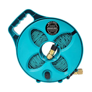 7.5m Flat Out Drink Water Hose on Compact Multi-Reel (Teal)