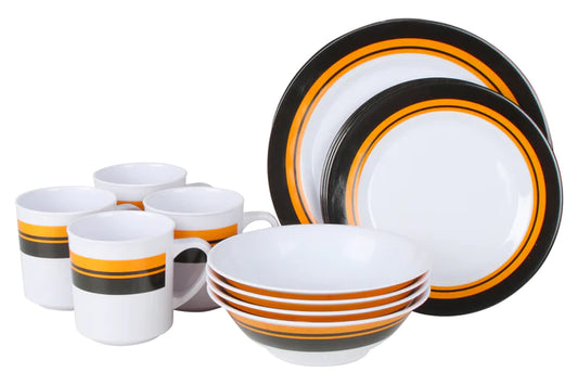 Wildtrak Melamine Dinner Set - 16 piece