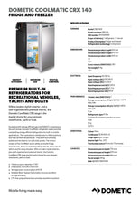 Load image into Gallery viewer, DOMETIC COOLMATIC CRX 140 FRIDGE AND FREEZER
