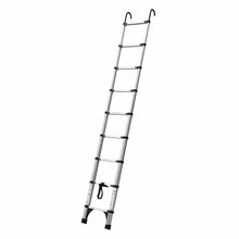 Load image into Gallery viewer, 2.6m Portable Telescopic Ladder With Hooks Carry Bag
