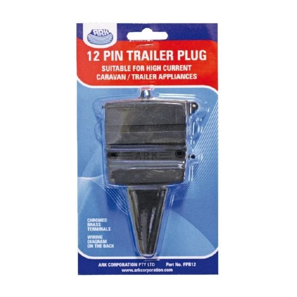 12 Pin Flat Trailer Plug - ARK