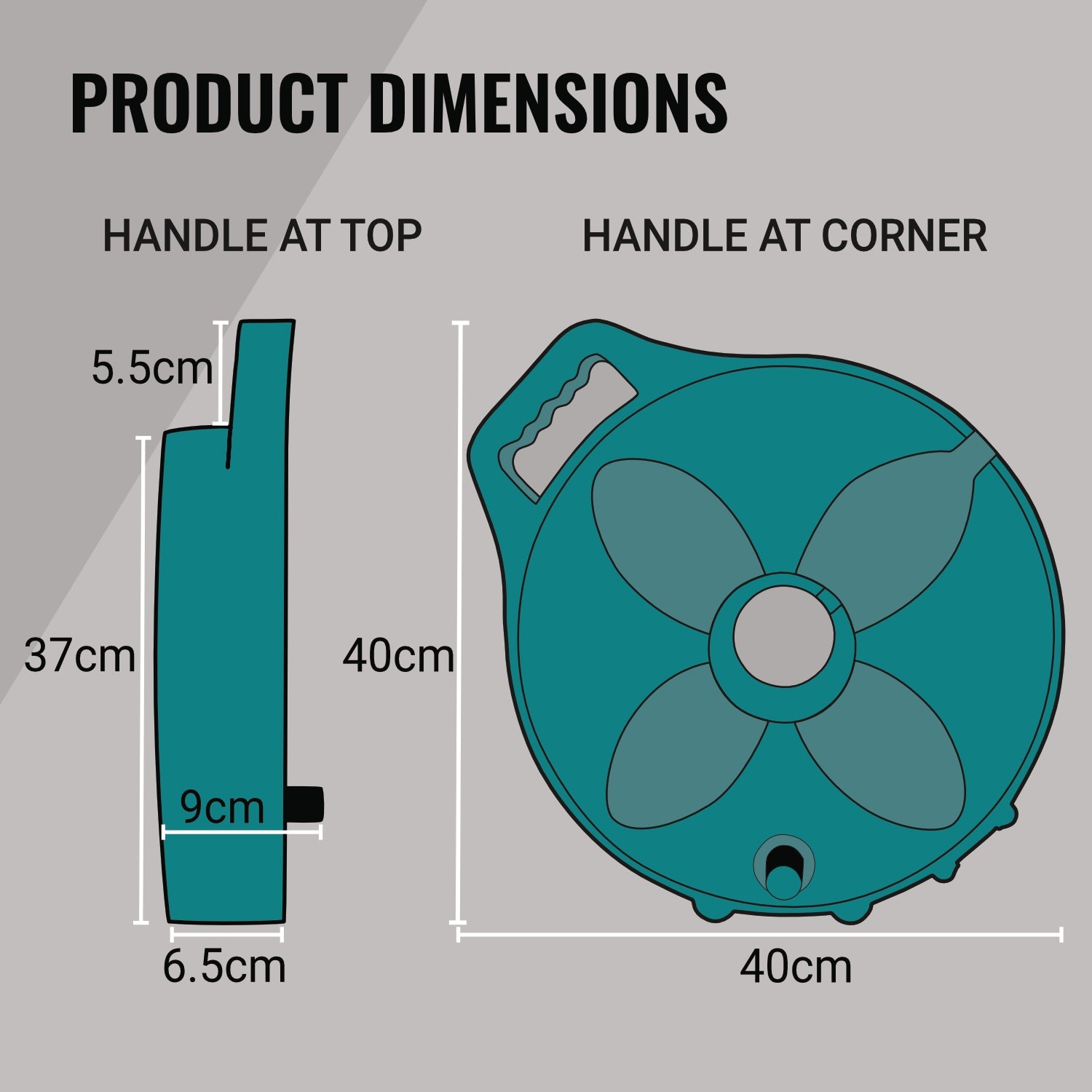 12.5m Flat Out Drink Water Hose | on Narrow Multi-Reel